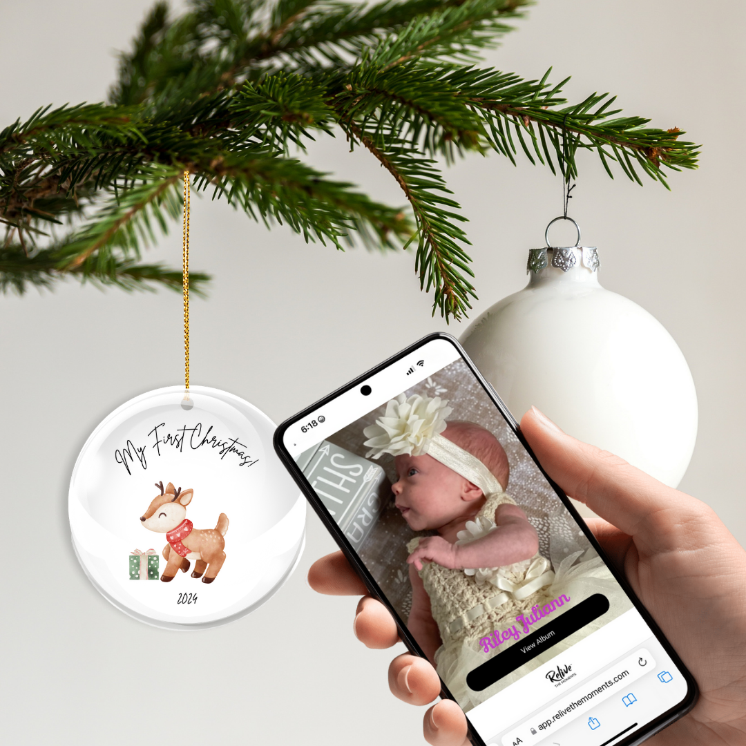 NFC Ornament - Christmas Blue Snowman (2024)