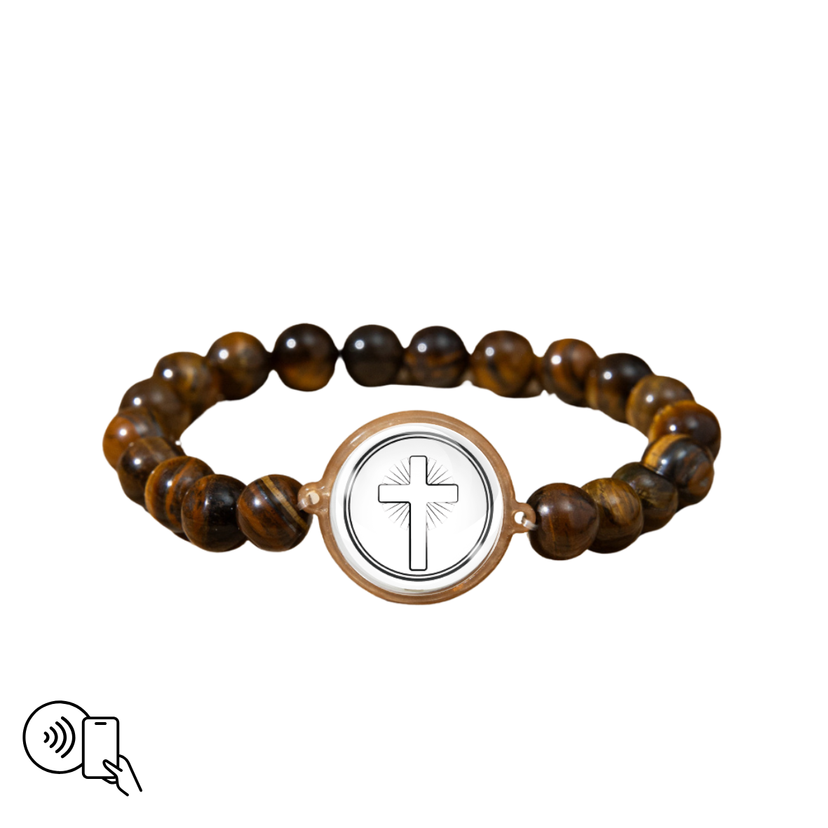 Bracelets - White Cross