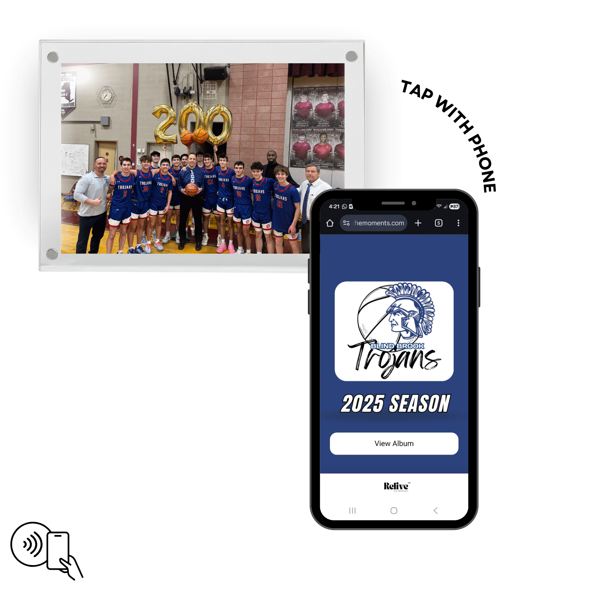 Blind Brook HS Basketball Frame