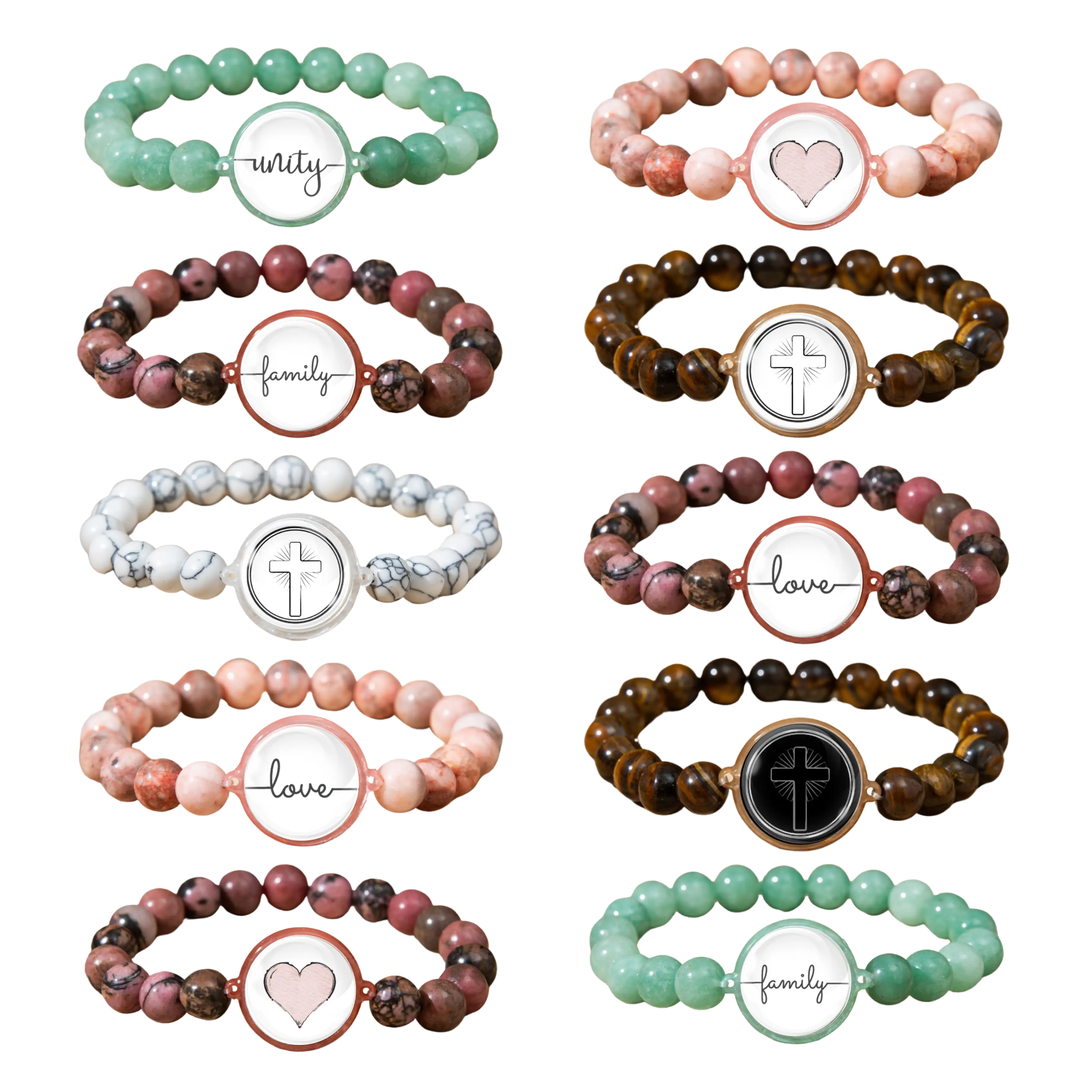 10-Pack of Official NY Judo Championship Beaded Bracelets