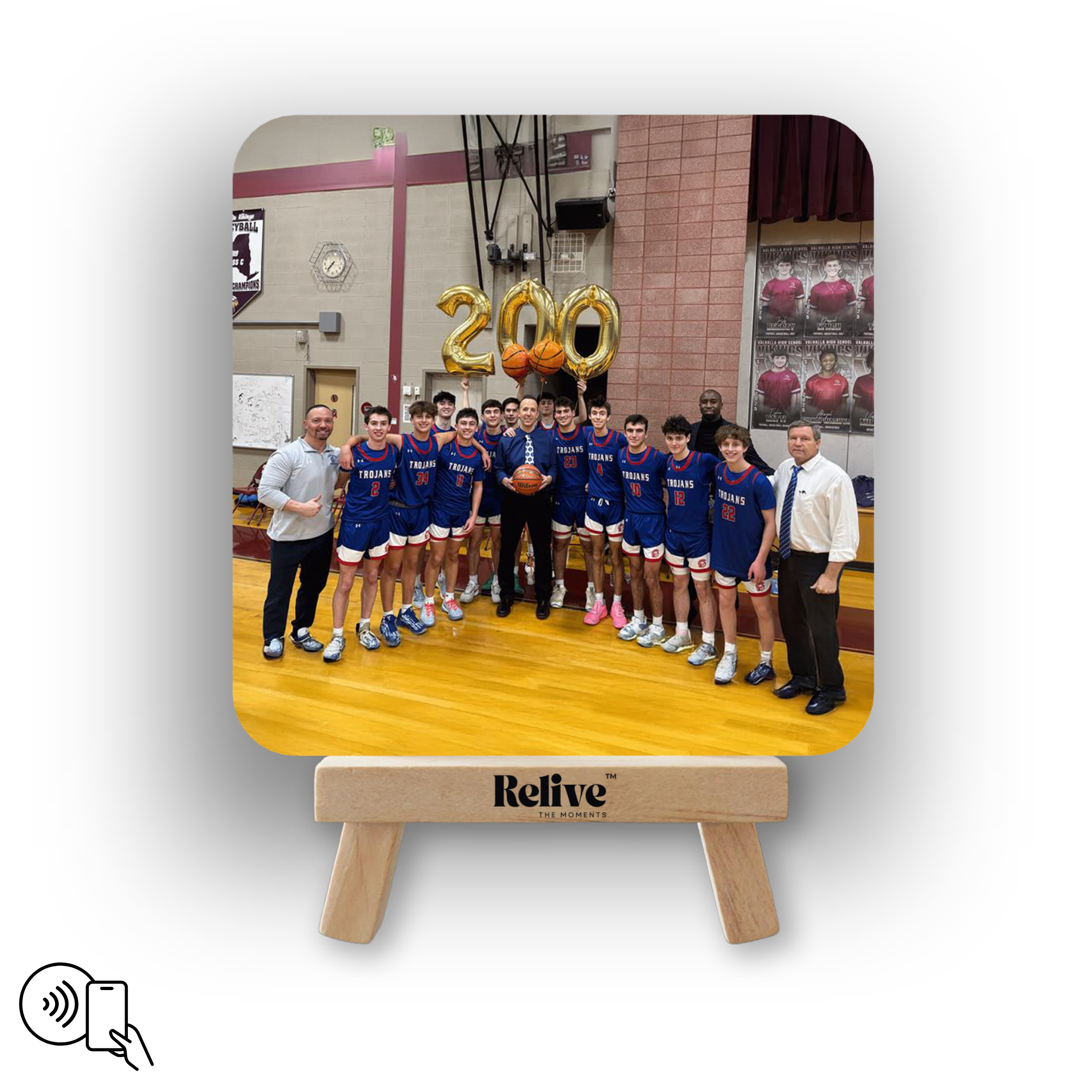 Blind Brook HS Basketball Custom Tile