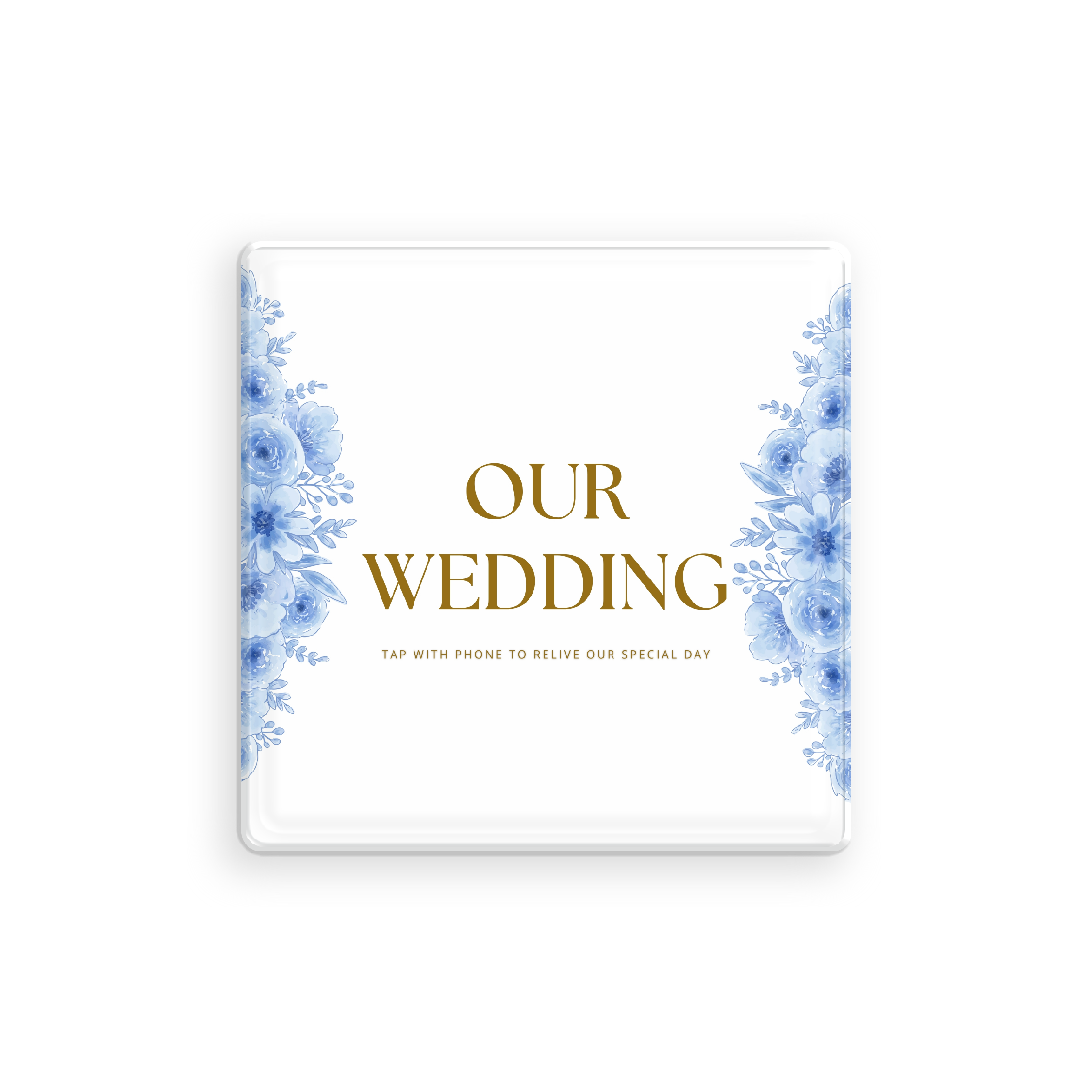 Relive Cork Coaster 4" - Our Wedding - Add On