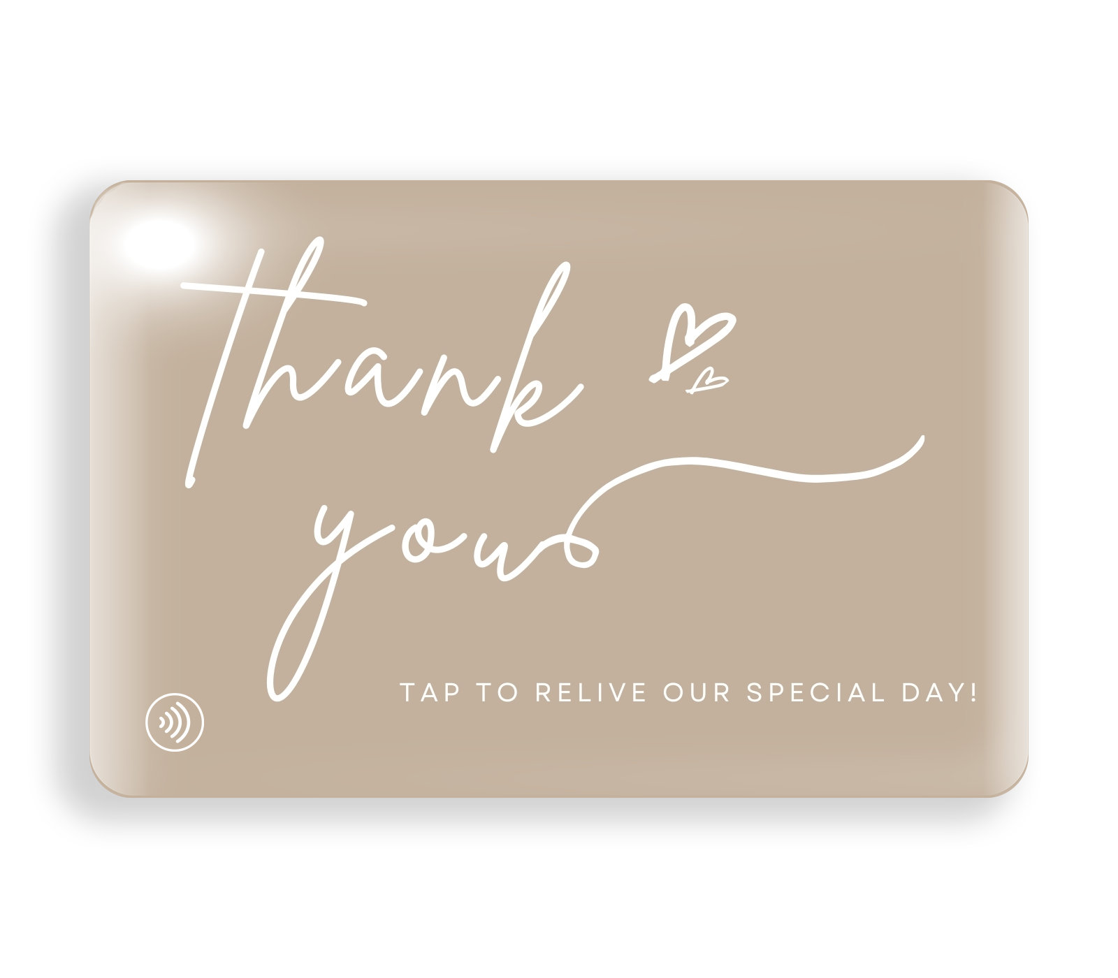 NFC Magnet - Wedding Thank You 1