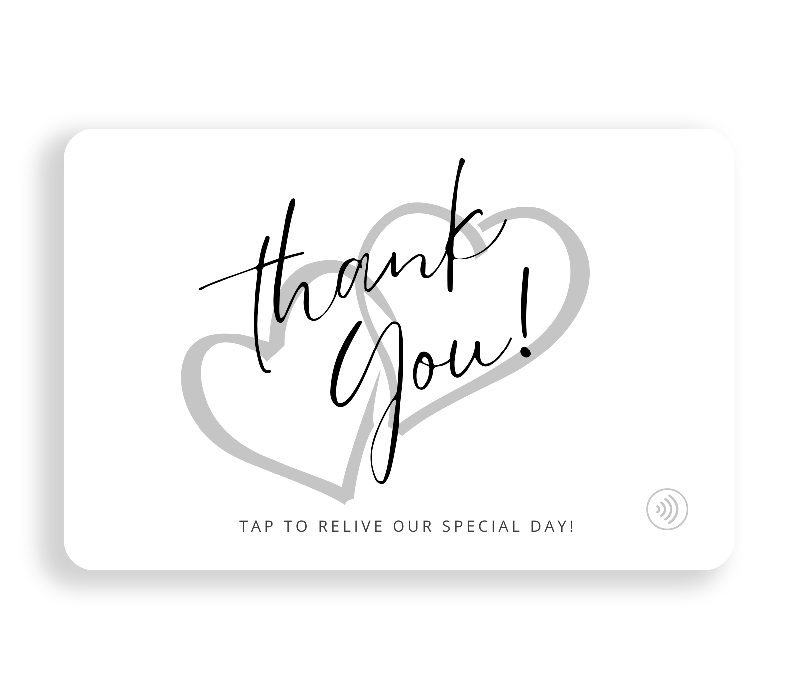 NFC Magnet - Wedding Thank You 2