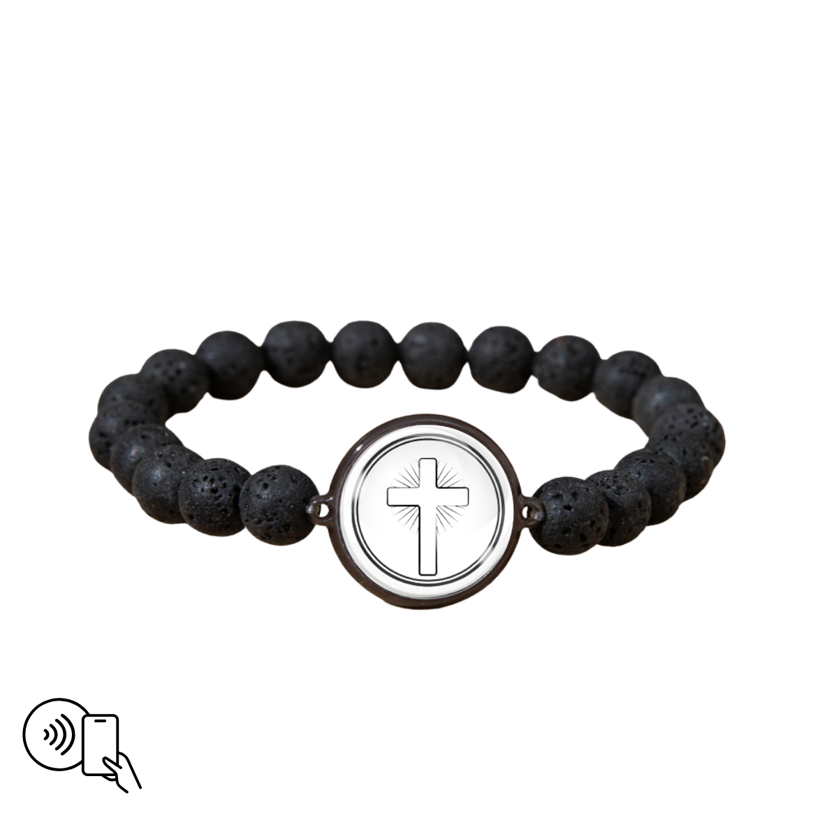 Bracelets - White Cross