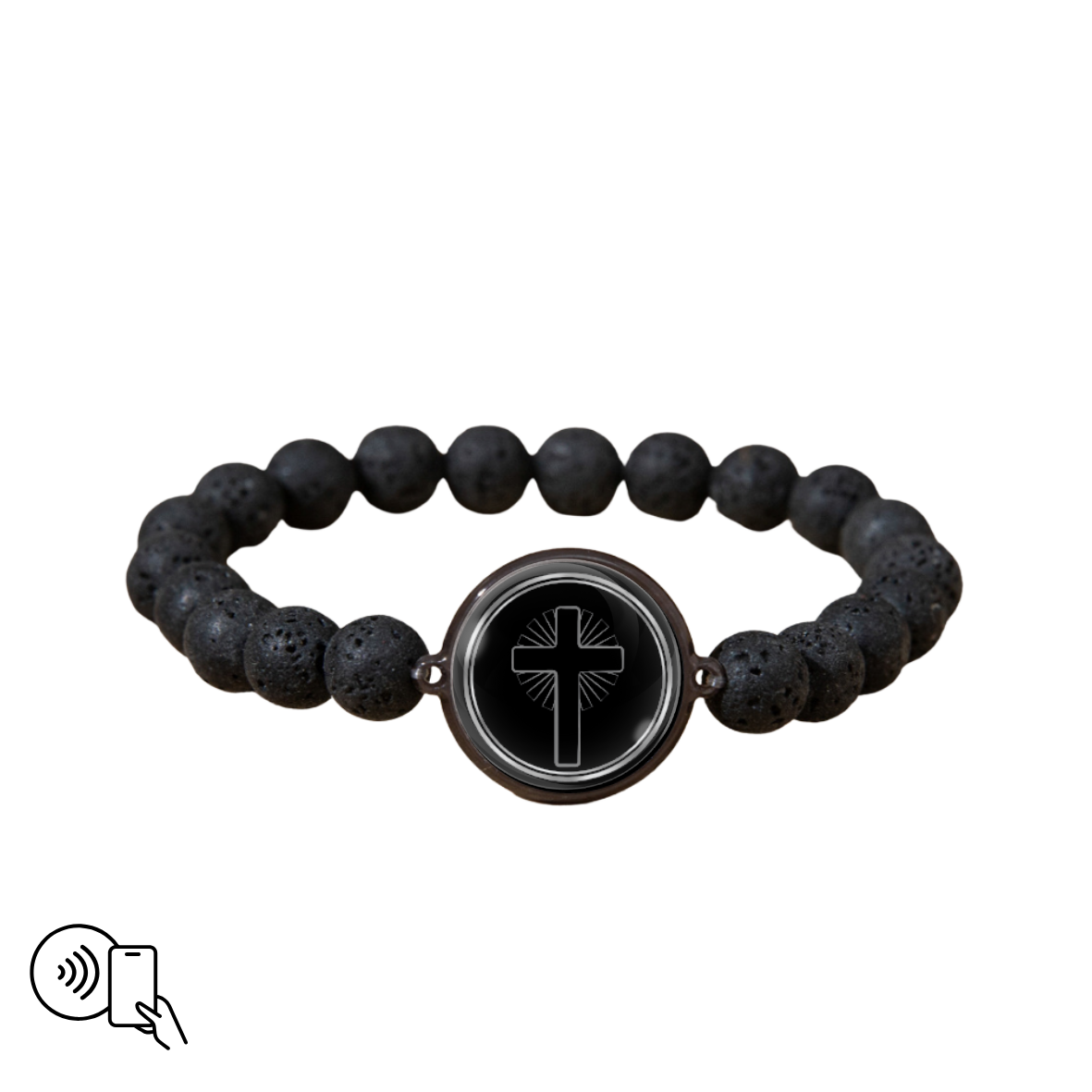 Bracelets - Black Cross