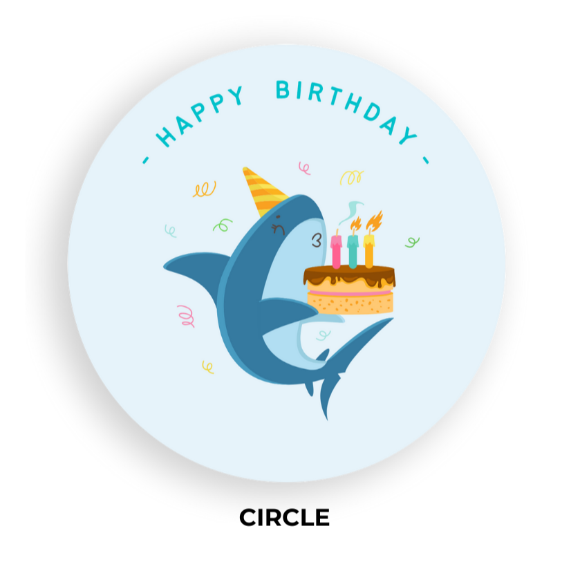 Birthday Coaster - Animal 2 - Standard