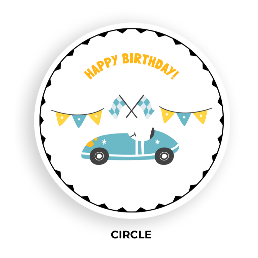 Birthday Coaster - Car - Standard