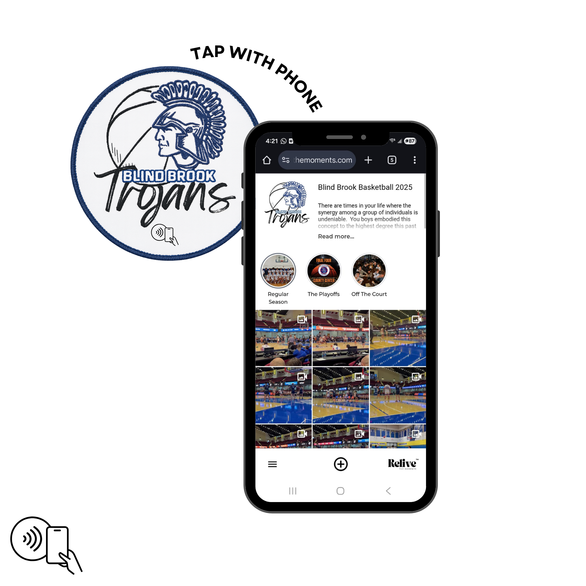 Blind Brook HS Basketball Patch