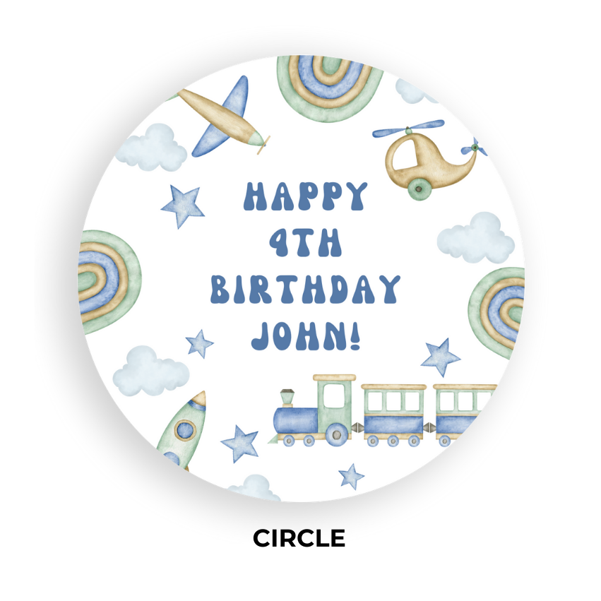 Birthday Coaster - Toys 1 - Personalized