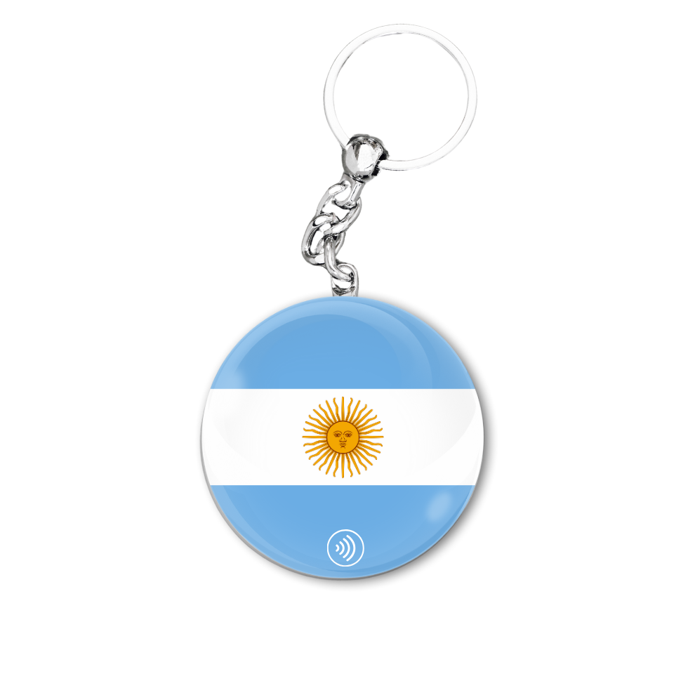 NFC Keychain - Argentina - Flag