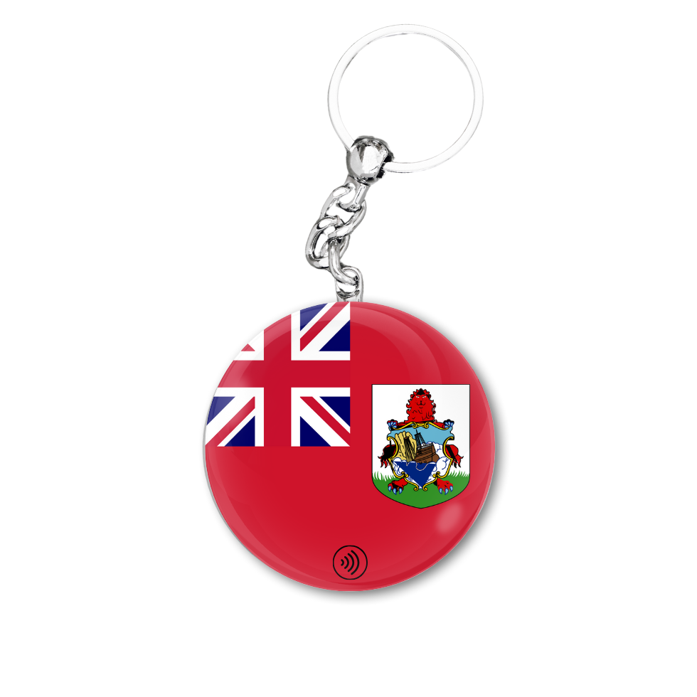 NFC Keychain - Bermuda - Flag