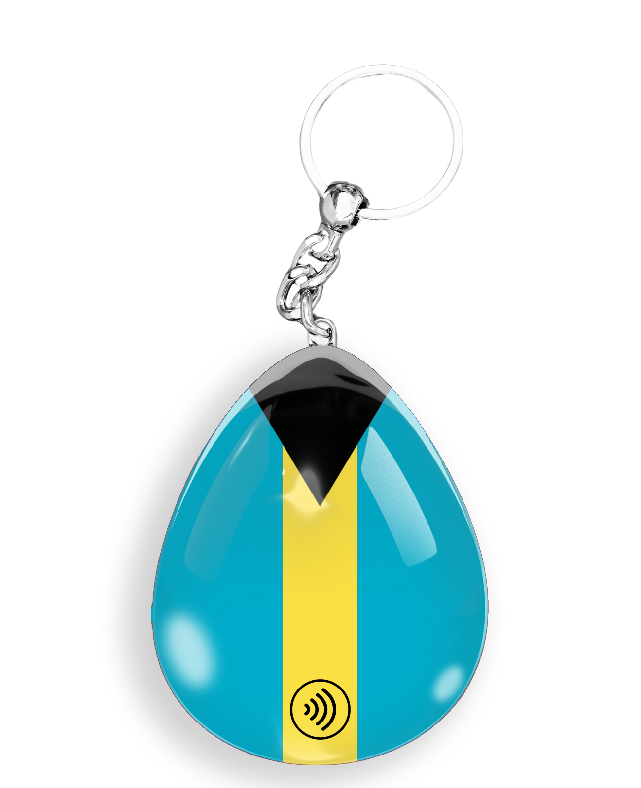 NFC Keychain - Bahamas - Flag