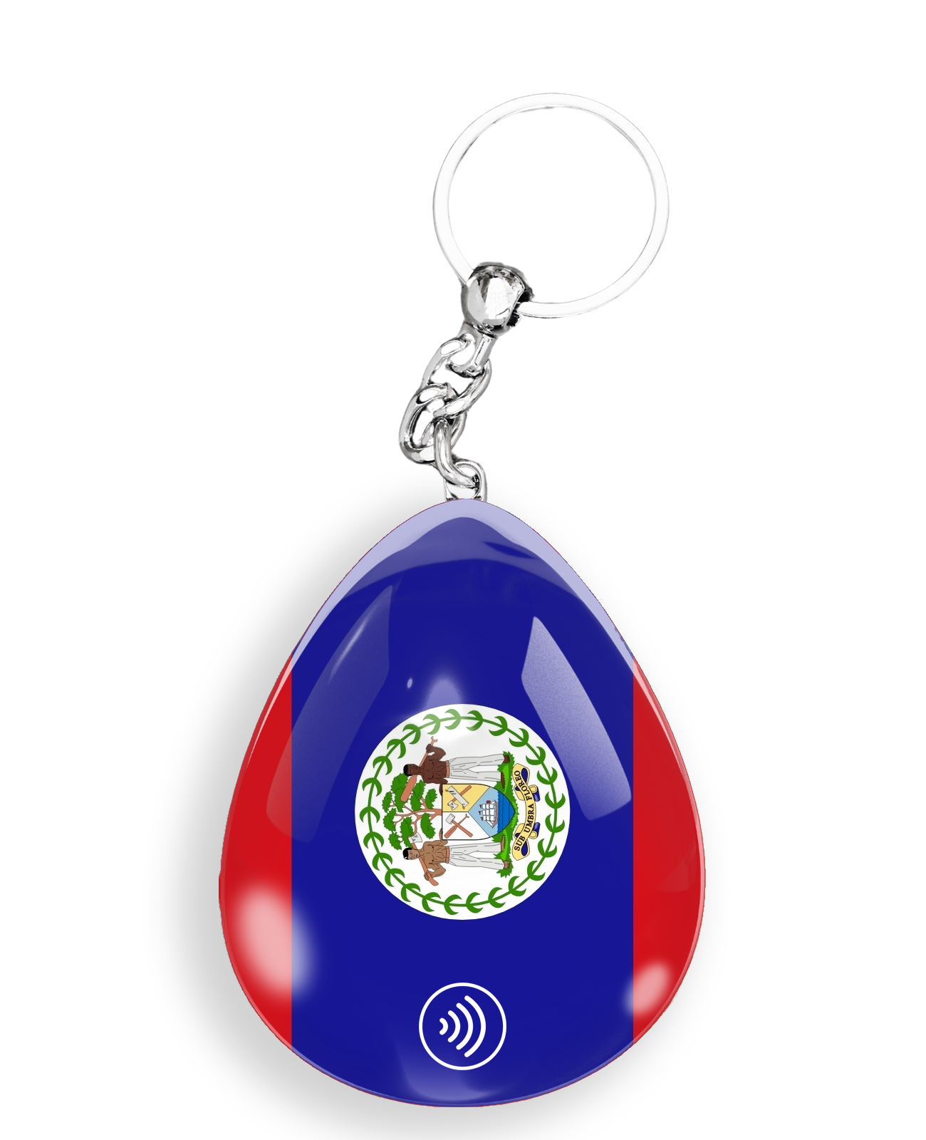 NFC Keychain - Belize - Flag