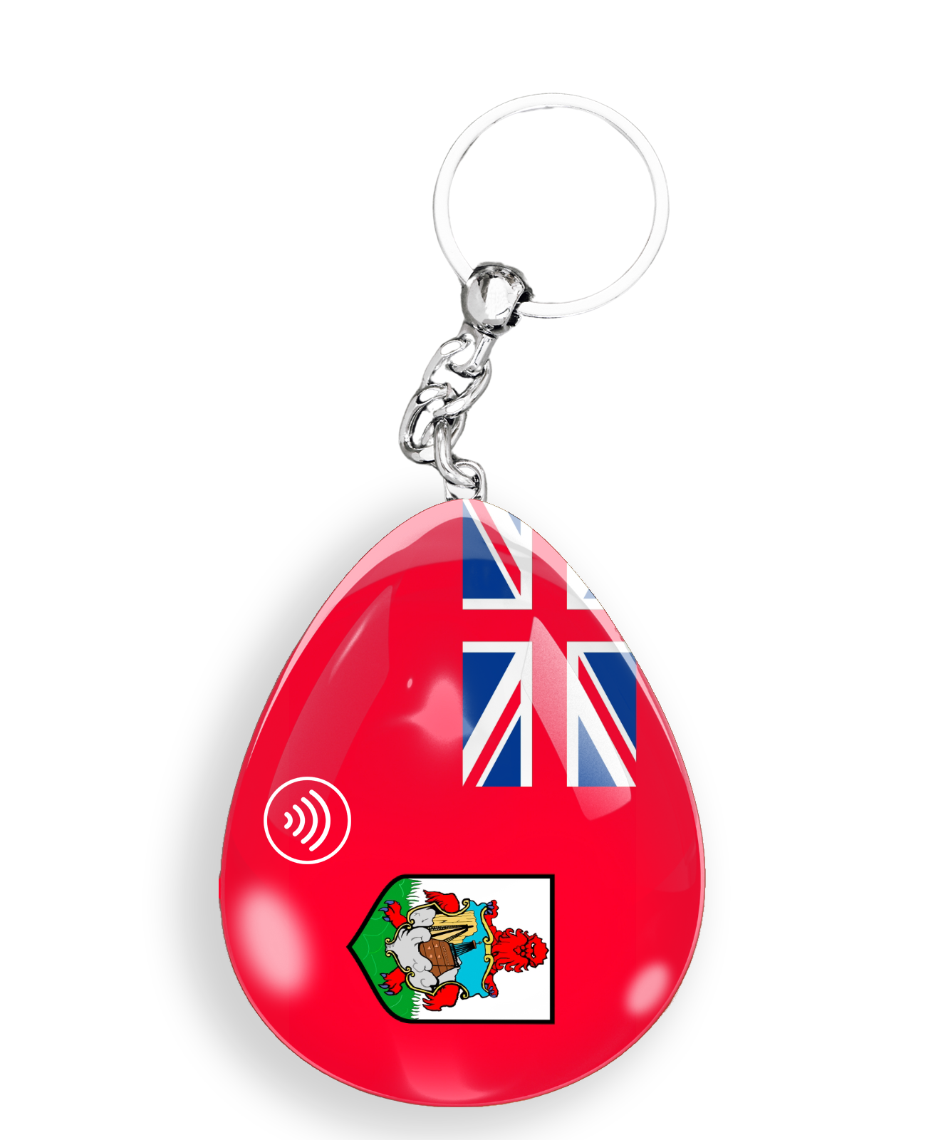 NFC Keychain - Bermuda - Flag