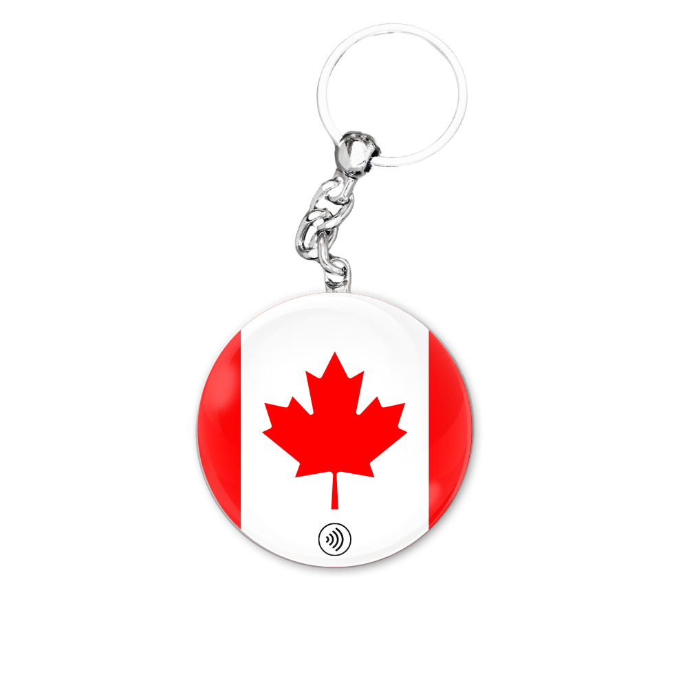 NFC Keychain - Canada - Flag