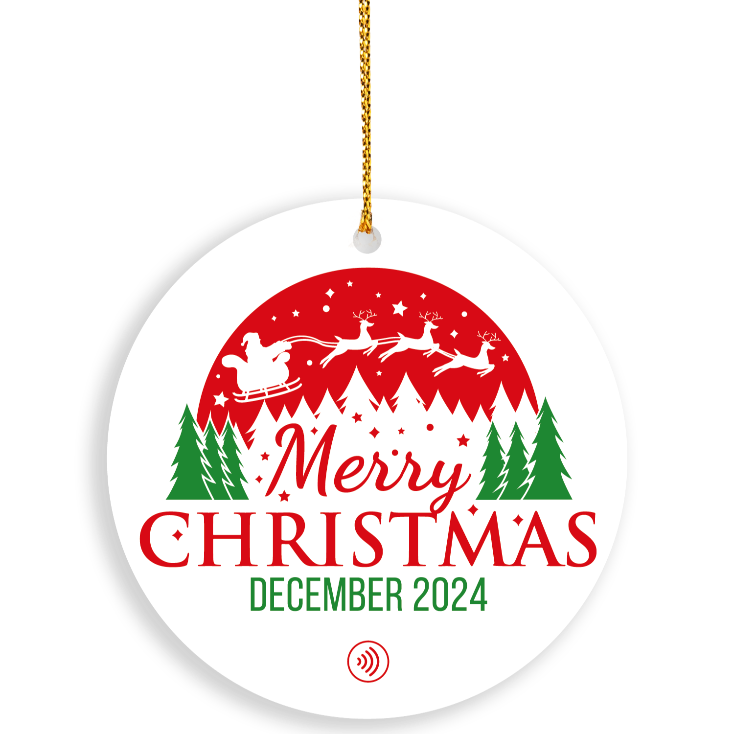 NFC Ornament - Merry Christmas 1 (2024)