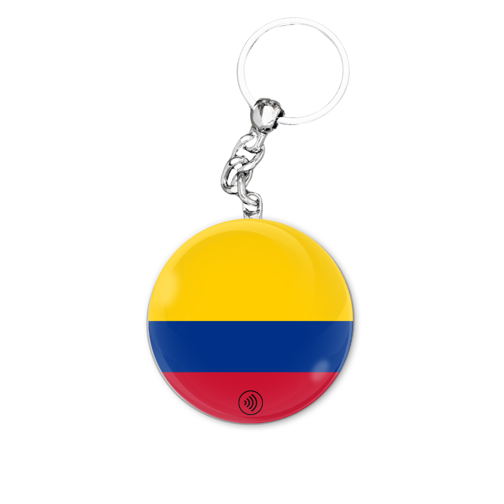 NFC Keychain - Colombia - Flag