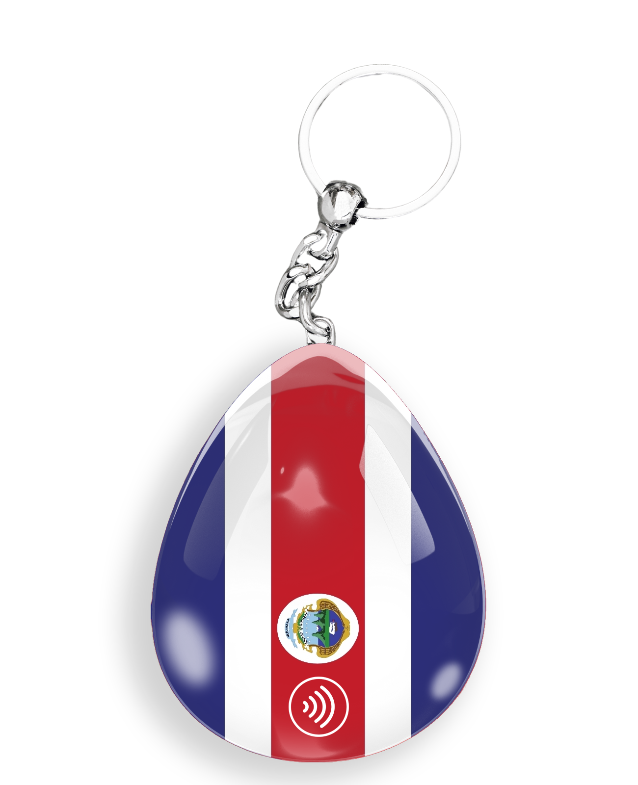 NFC Keychain - Costa Rica - Flag