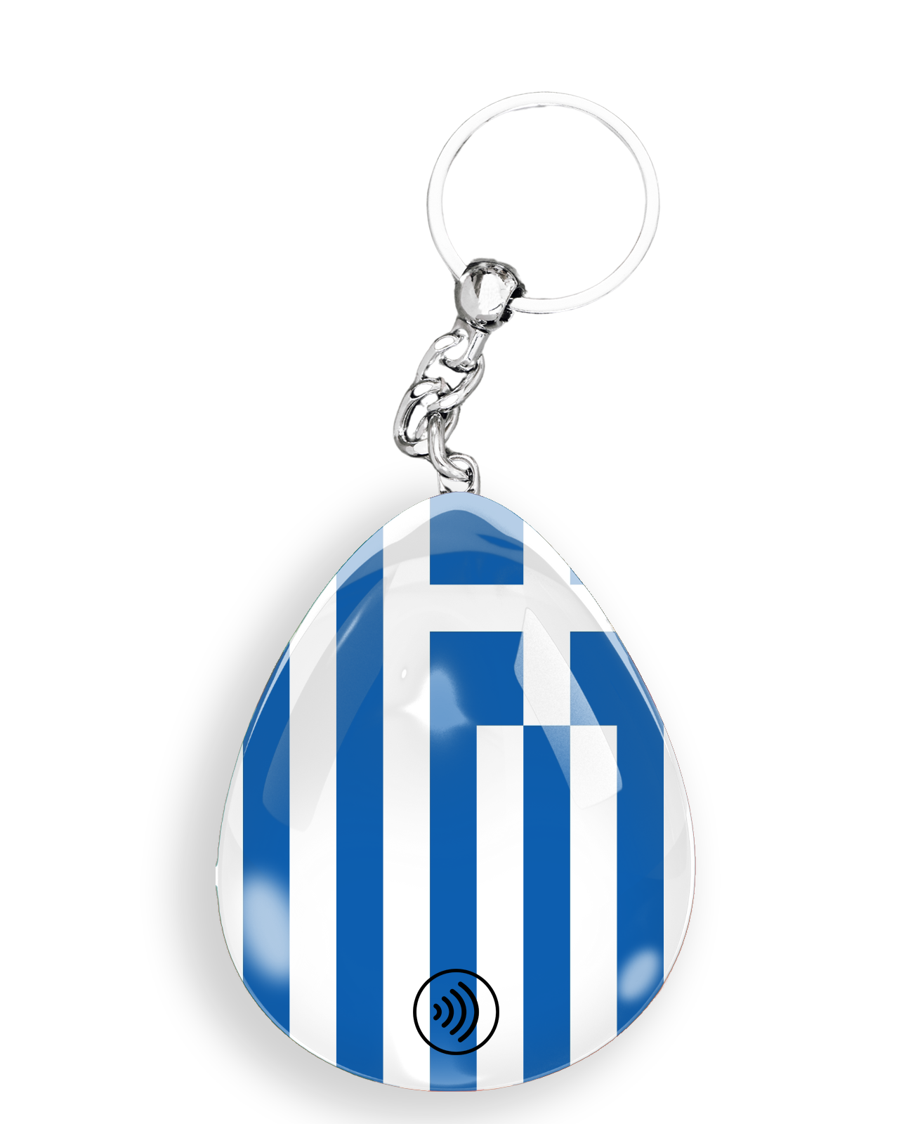 NFC Keychain - Greece - Flag