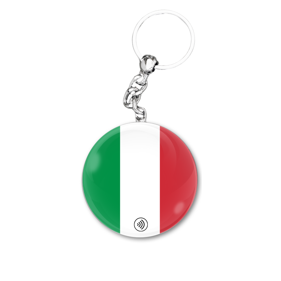 NFC Keychain - Italy - Flag