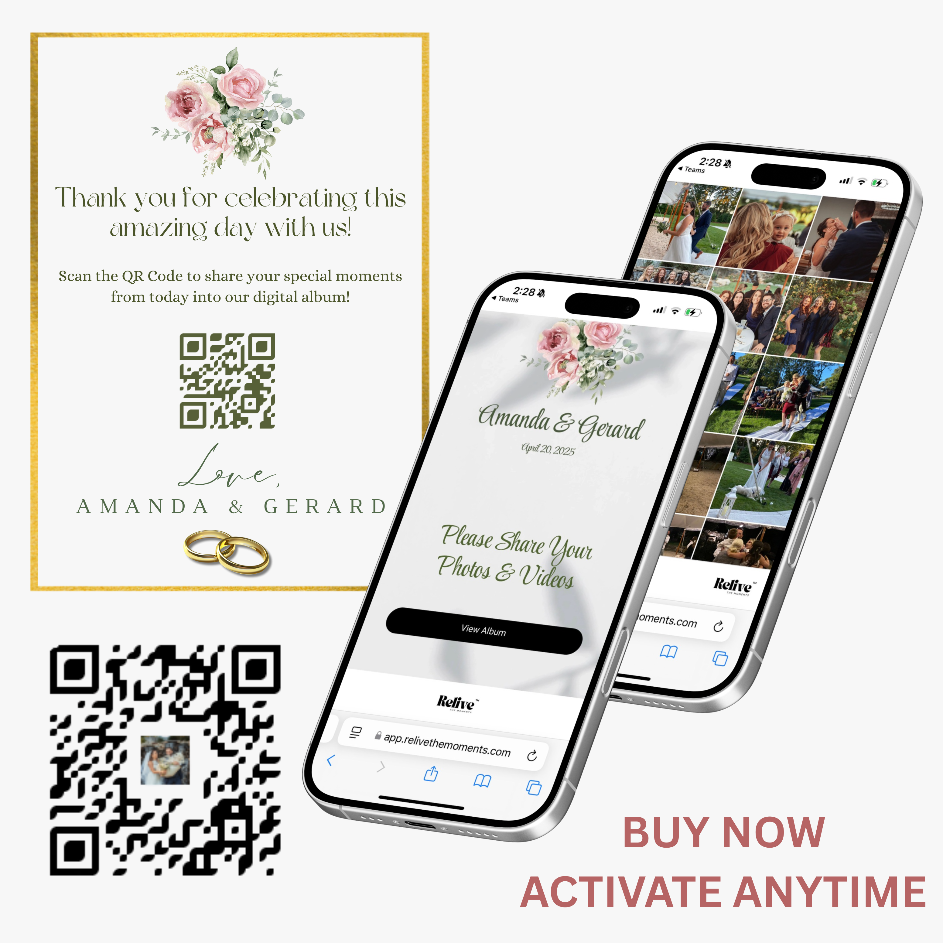 Relive Photo QR Code Album